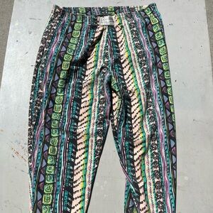 Men's Vintage Body Essentials Pants Multicolor 80s Iron Beach L CA Climb The Max